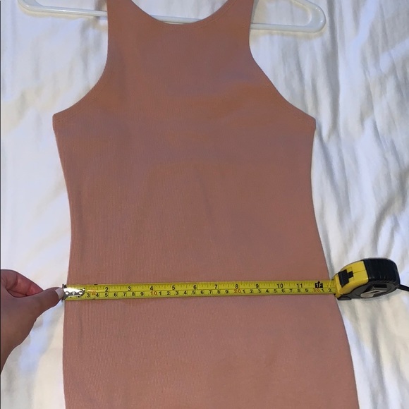 Forever 21 // NWOT bodycon dress dusty pink - Picture 5 of 6